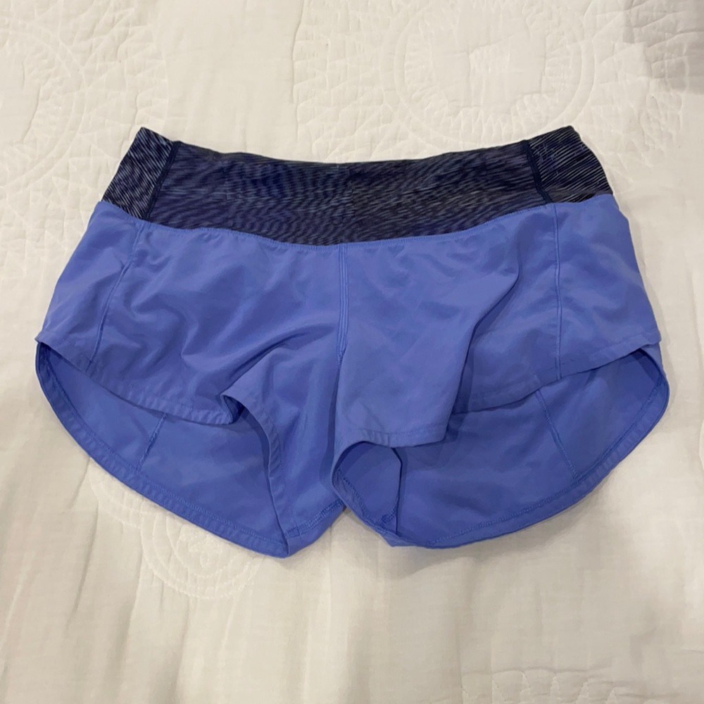 Lululemon speed up shorts 2.5 inch inseam